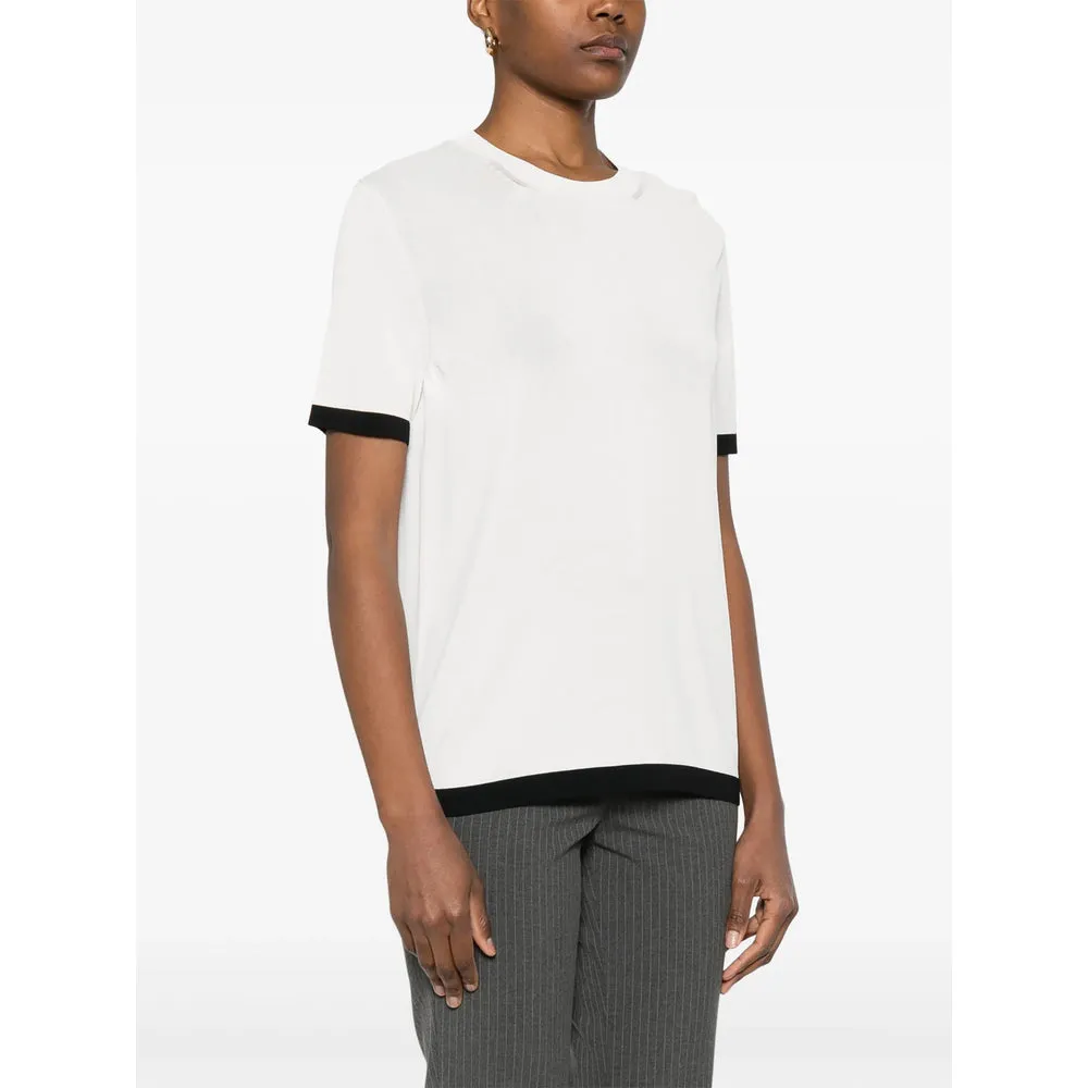 Max Mara Crew Neck T-Shirt sold by Lord & Taylor product image thumbnail 2