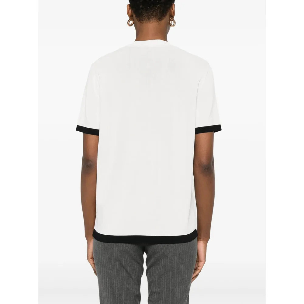 Max Mara Crew Neck T-Shirt sold by Lord & Taylor product image thumbnail 4