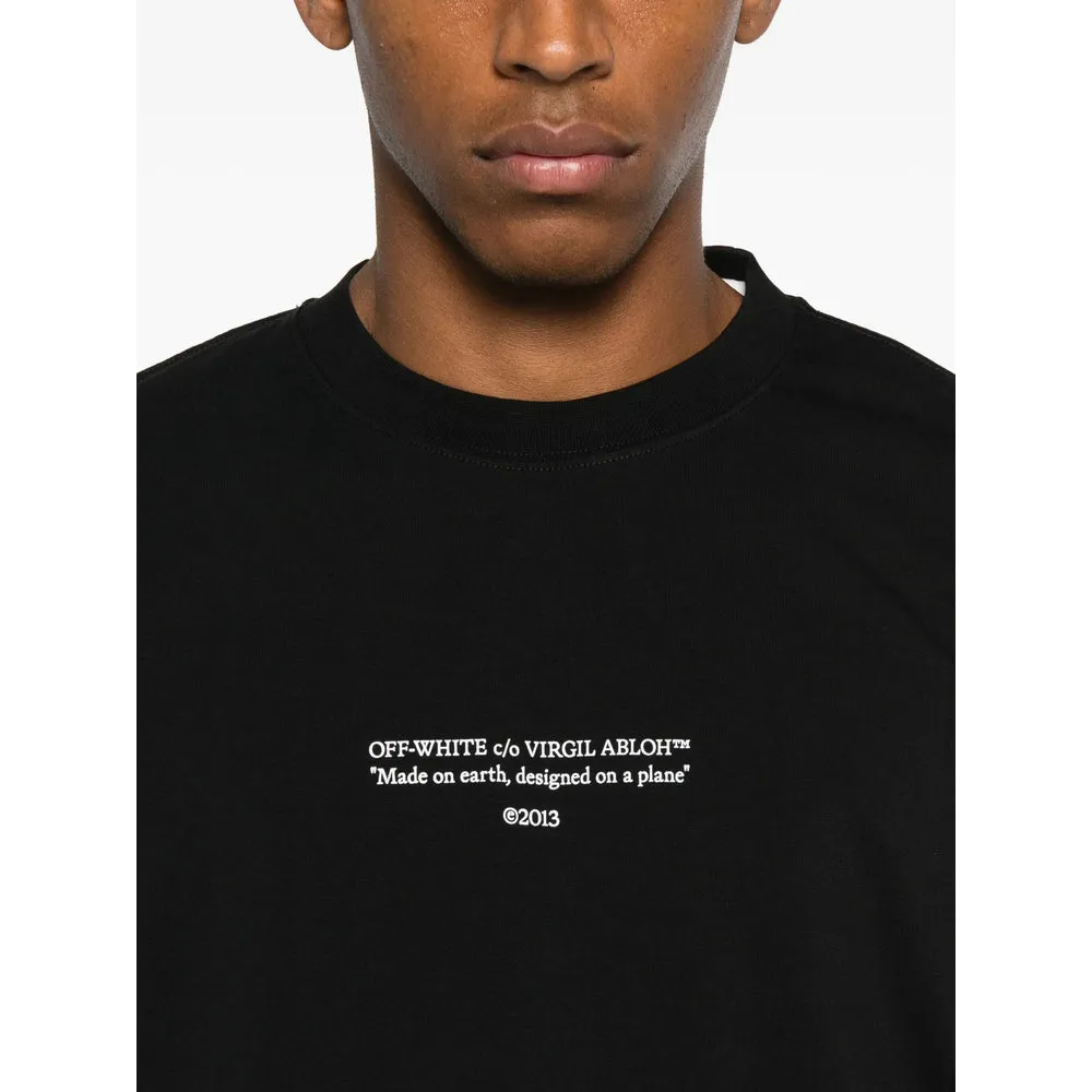 Off-White Slogan Print T-Shirt sold by Lord & Taylor product image thumbnail 3