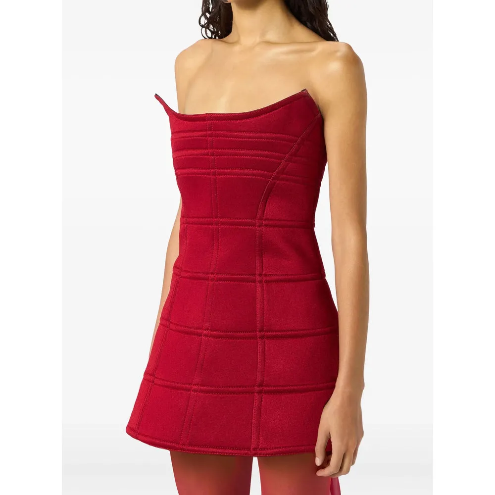 Blumarine Red Strapless Dress sold by Lord & Taylor product image thumbnail 3