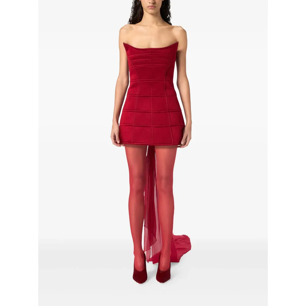 Blumarine Red Strapless Dress sold by Lord & Taylor