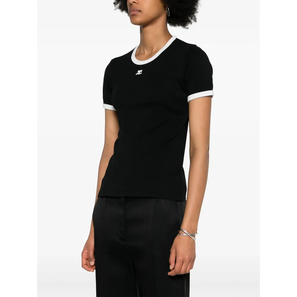 Courrèges Black T-Shirt sold by Lord & Taylor product image thumbnail 5