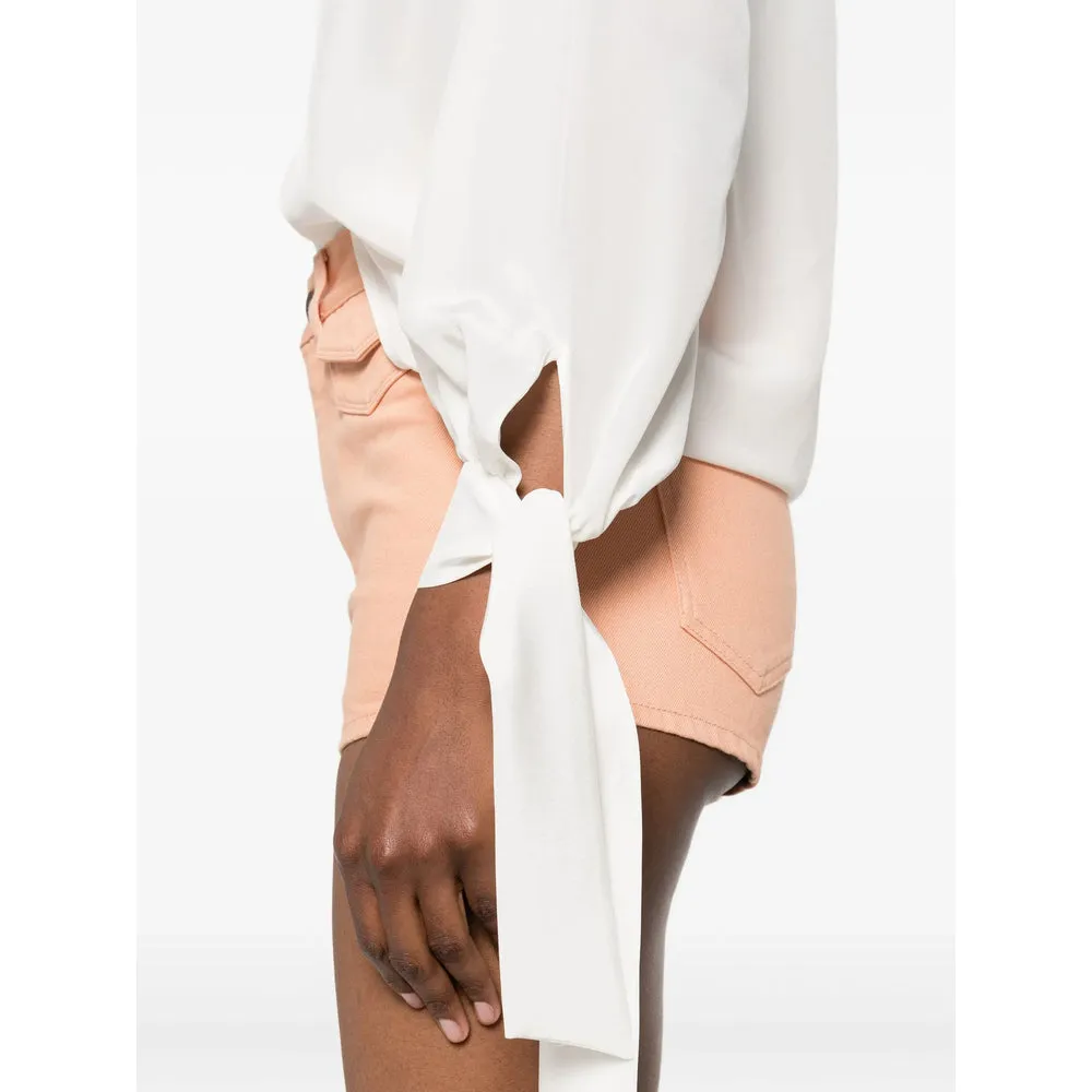 Max Mara Studio Gathered Neckline Shirt sold by Lord & Taylor product image thumbnail 5