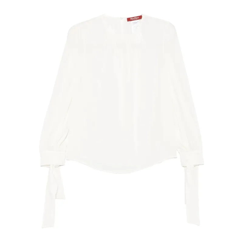 Max Mara Studio Gathered Neckline Shirt sold by Lord & Taylor
