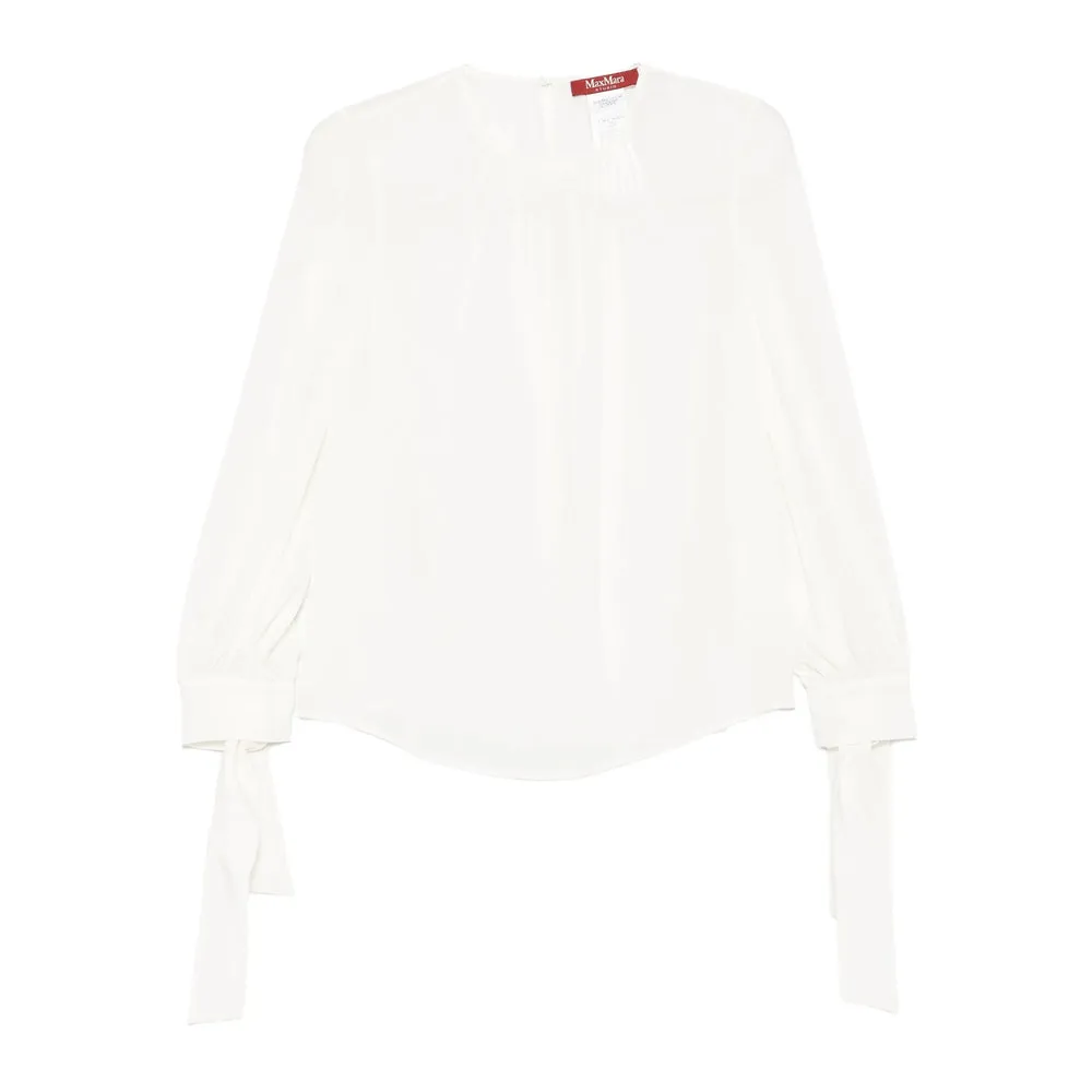 Max Mara Studio Gathered Neckline Shirt sold by Lord & Taylor