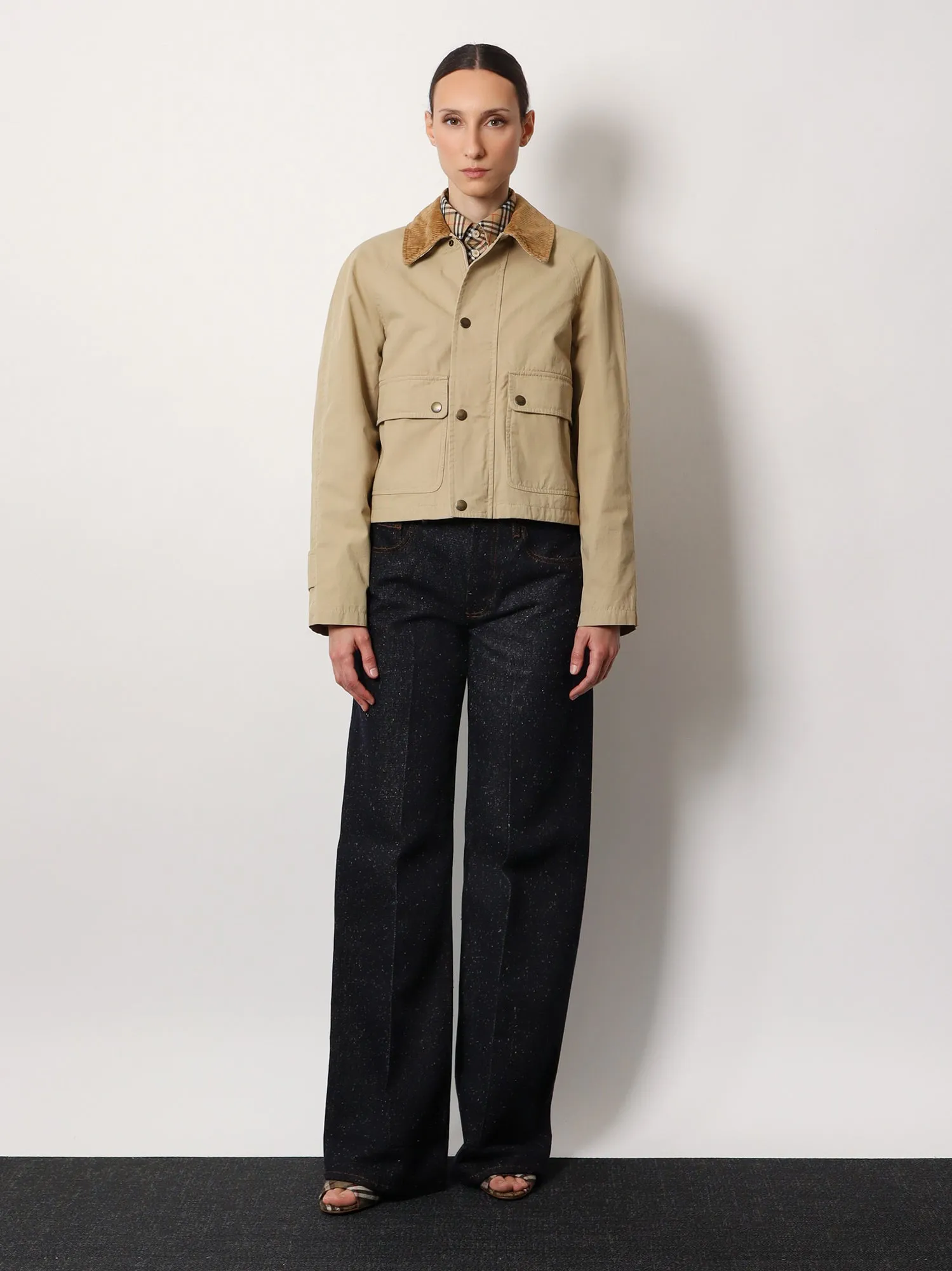 Organic Cotton Jacket with Check Lining sold by Lord & Taylor product image thumbnail 2