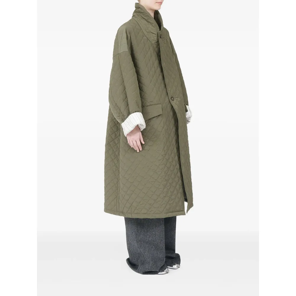 Olive Green Diamond Quilted Coat sold by Lord & Taylor product image thumbnail 4