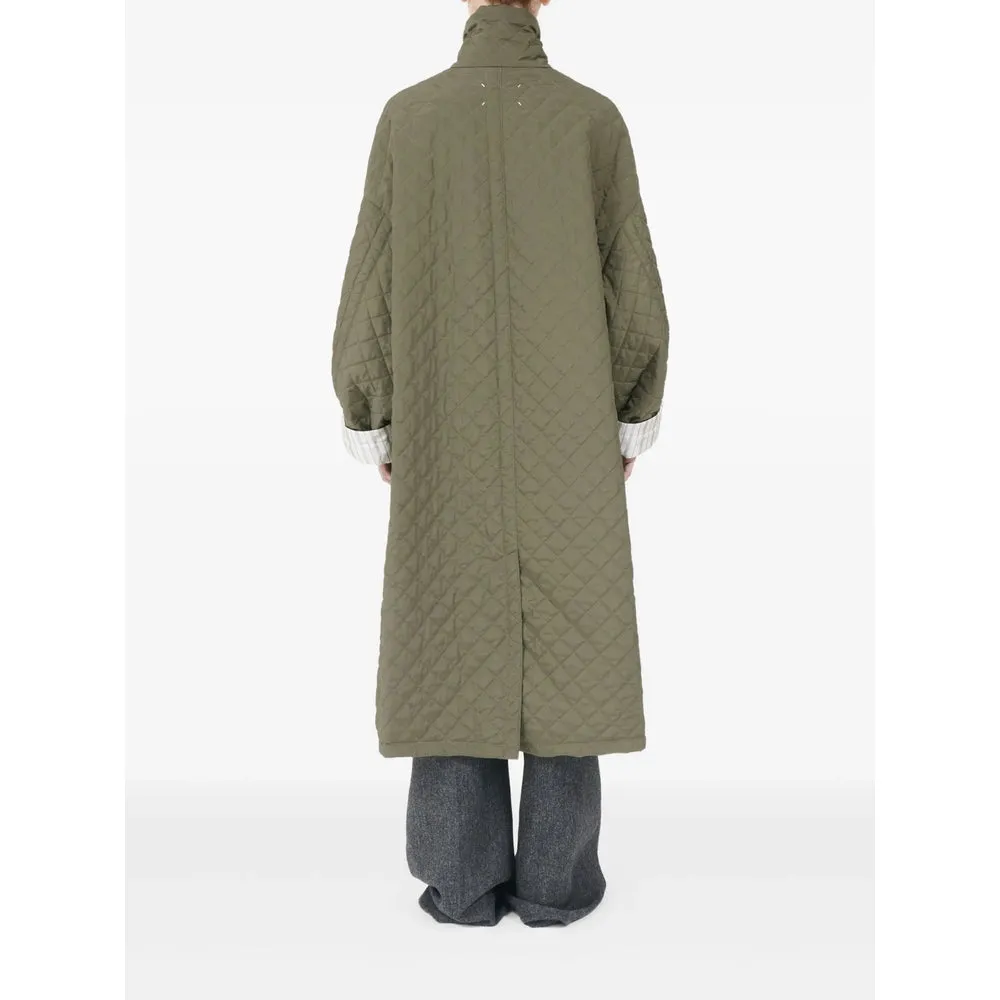 Olive Green Diamond Quilted Coat sold by Lord & Taylor product image thumbnail 5