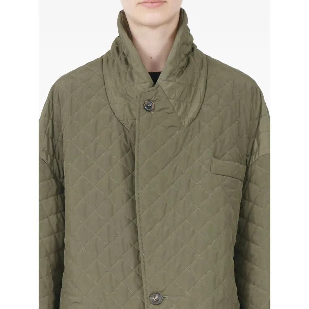 Olive Green Diamond Quilted Coat sold by Lord & Taylor product image thumbnail 2