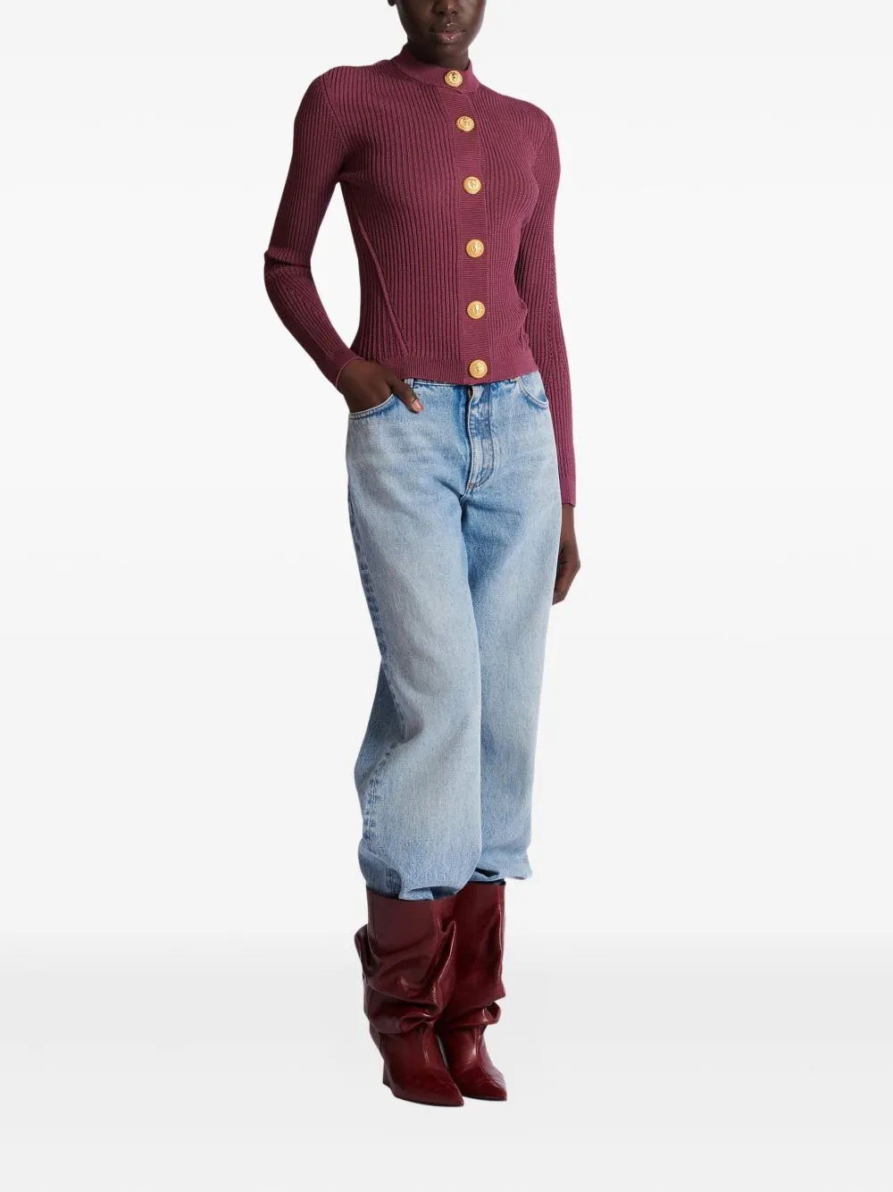 CREWNECK CARDIGAN sold by Lord & Taylor product image thumbnail 5