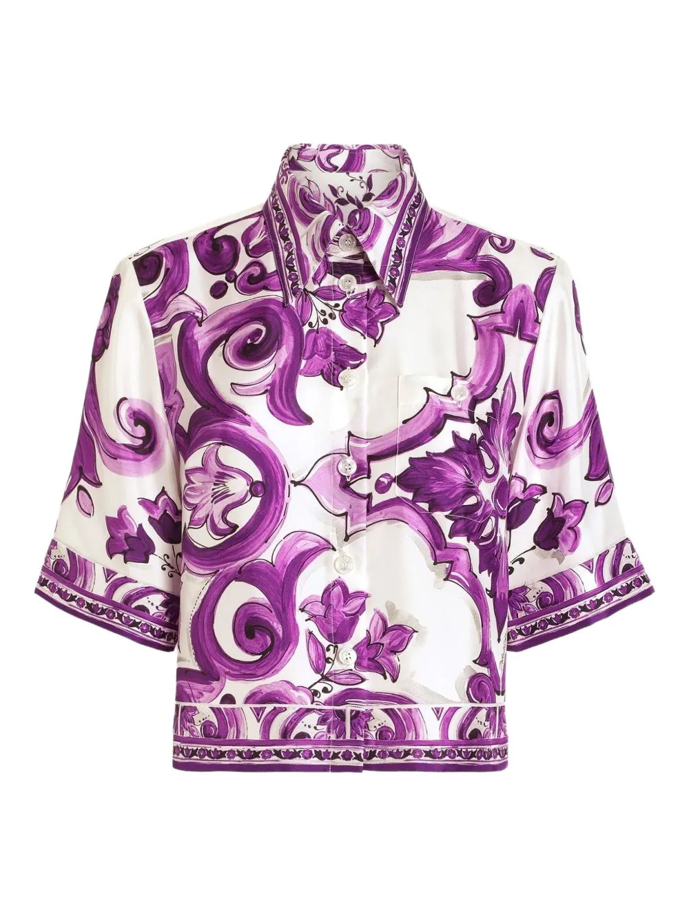 SILK SHIRT WITH MAIOLICA PRINT sold by Lord & Taylor