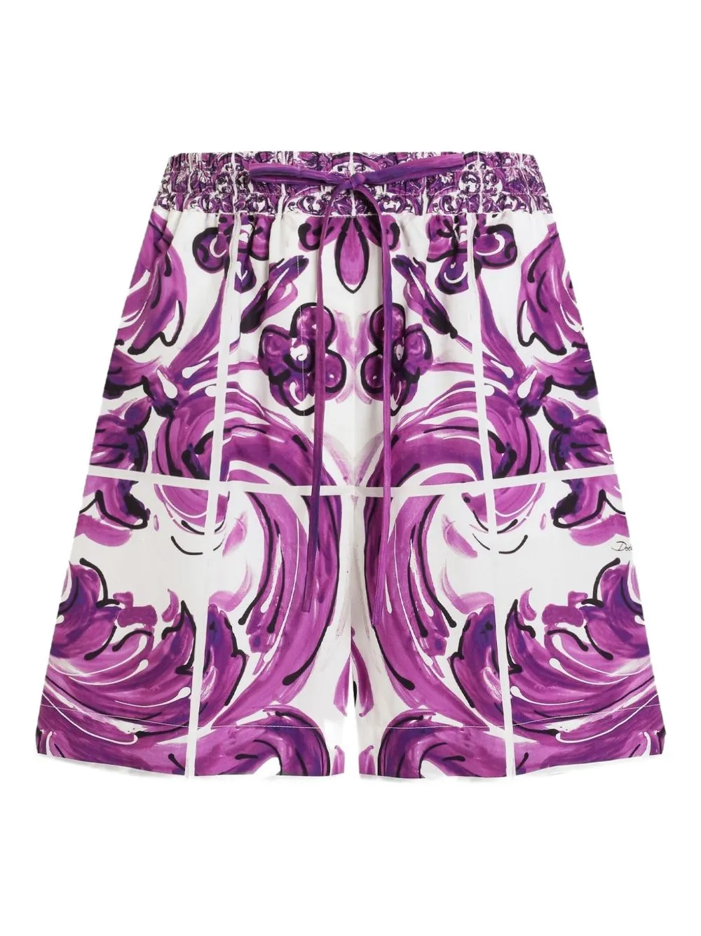 COTTON SHORTS WITH MAIOLICA PRINT sold by Lord & Taylor