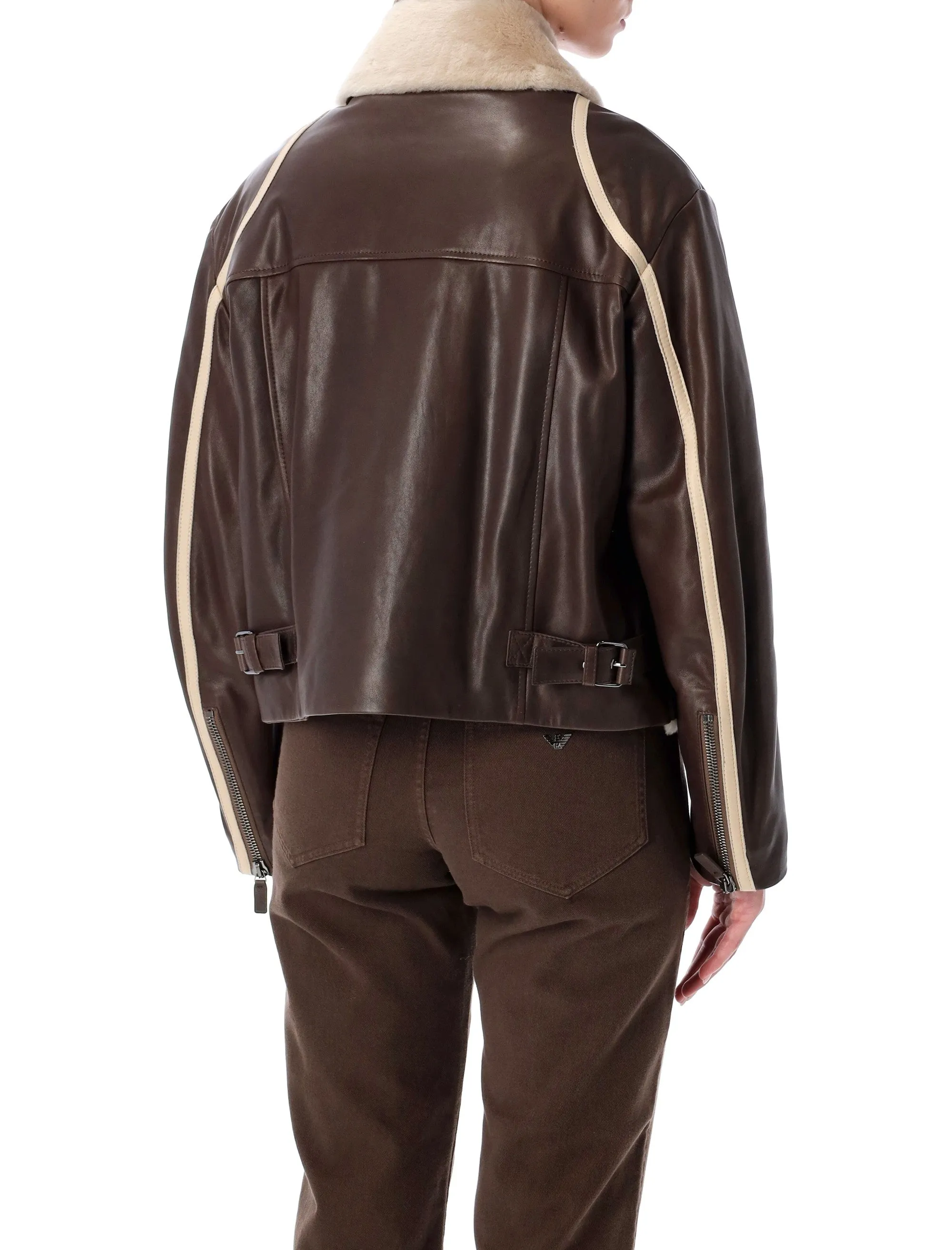 LEATHER JACKET sold by Lord & Taylor product image thumbnail 2