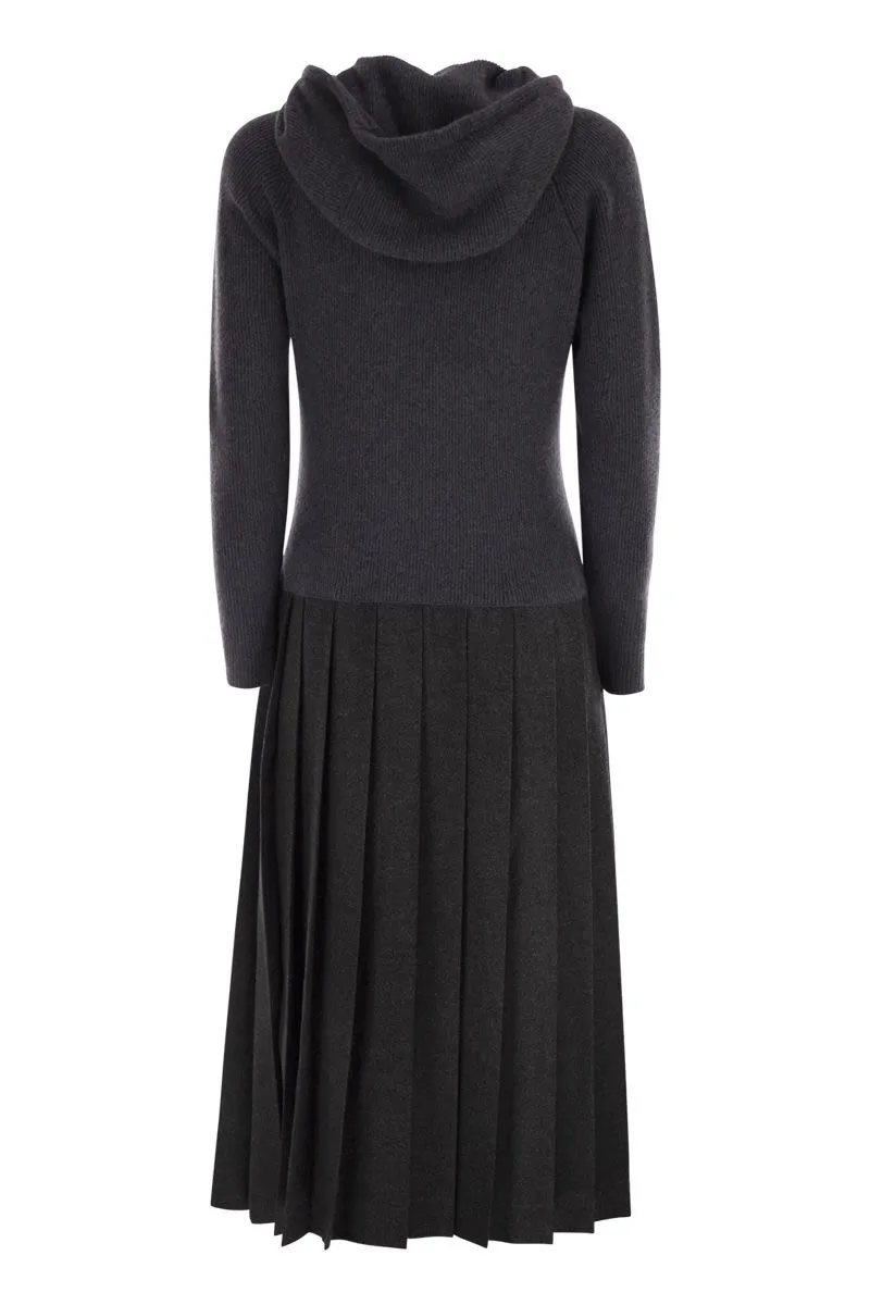WOOL BLEND HOODED DRESS sold by Lord & Taylor product image thumbnail 2