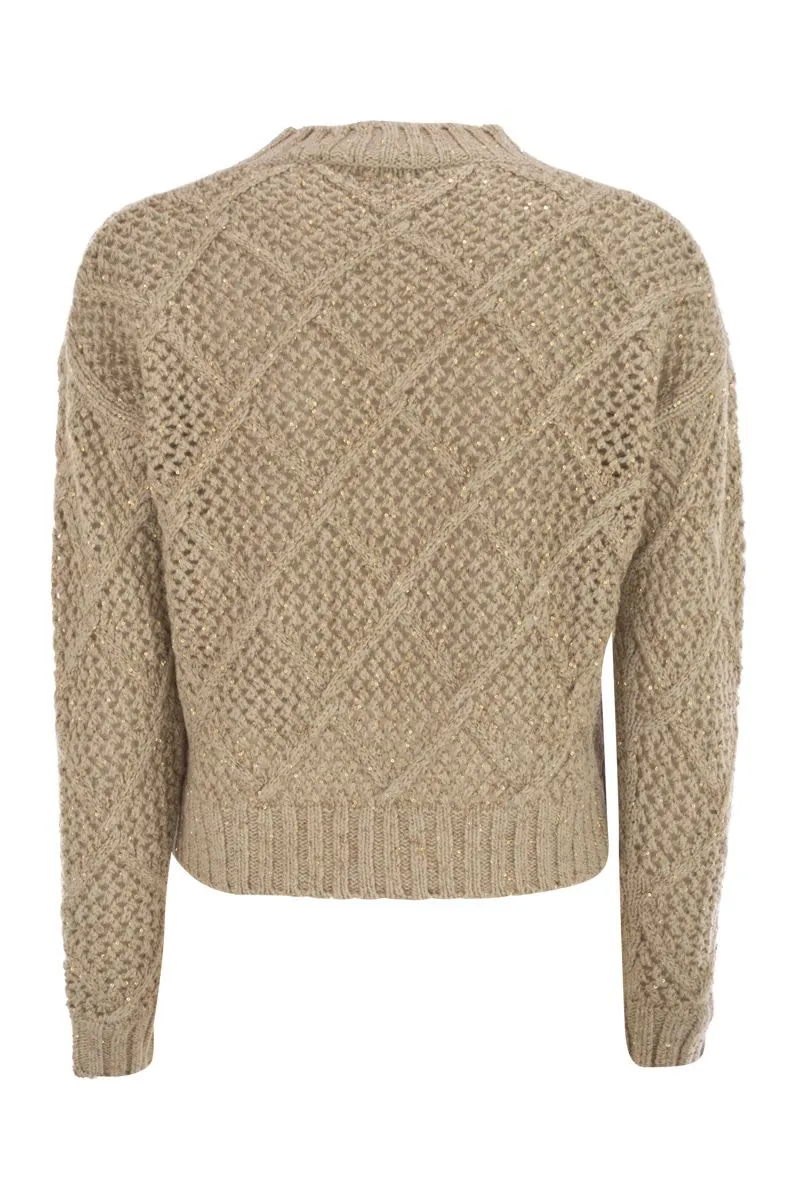 ELLADE - BOXY WOOL AND CASHMERE JUMPER WITH SEQUINS sold by Lord & Taylor product image thumbnail 2