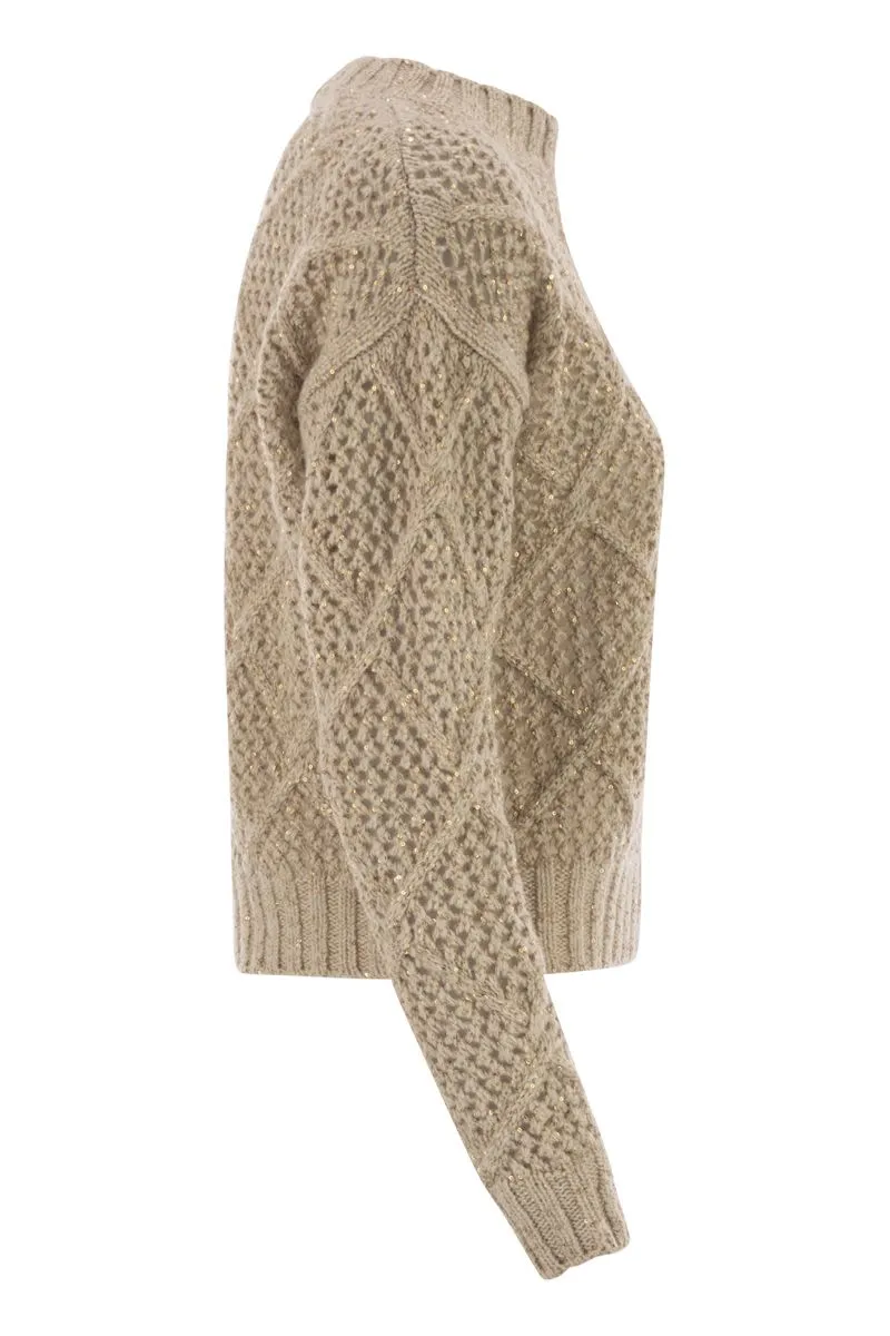 ELLADE - BOXY WOOL AND CASHMERE JUMPER WITH SEQUINS sold by Lord & Taylor product image thumbnail 3