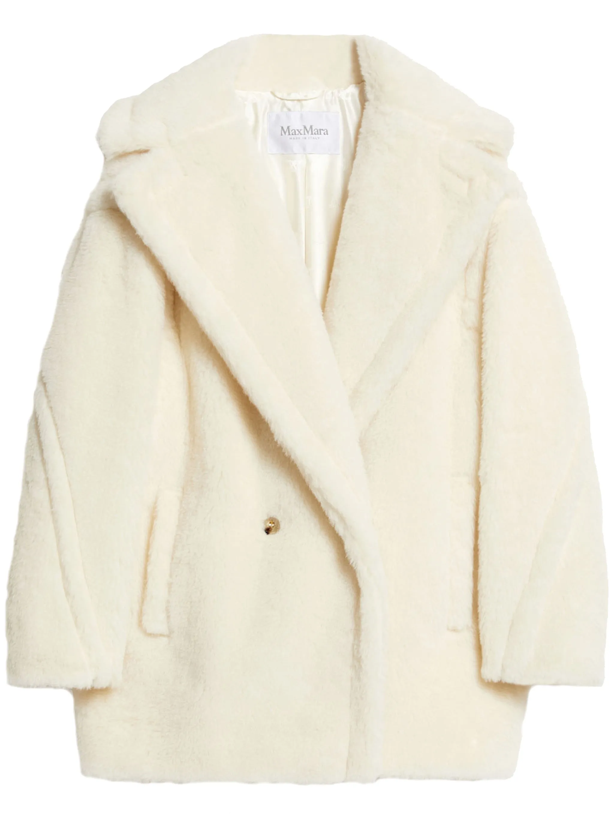 OLGA - TEDDY BEAR ICON COAT SHORT IN ALPACA AND WOOL sold by Lord & Taylor