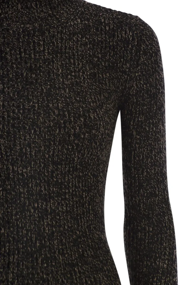AZULENE1234 - WOOL AND CASHMERE MOULINé TURTLENECK JUMPER sold by Lord & Taylor product image thumbnail 4