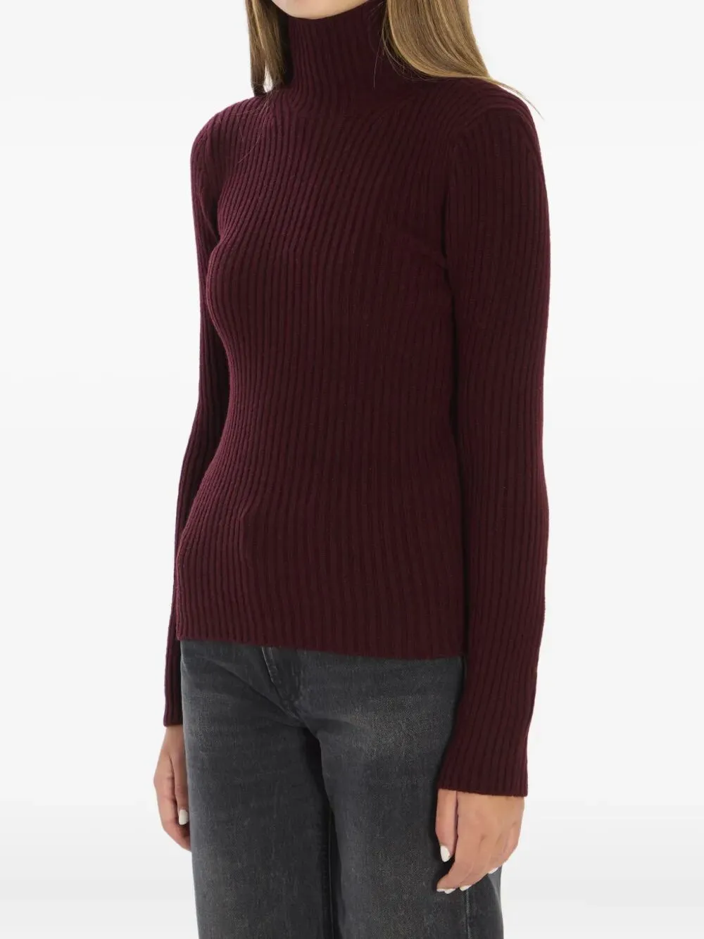 ARAL1234 - RIBBED WOOL AND CASHMERE TURTLENECK JUMPER sold by Lord & Taylor product image thumbnail 4
