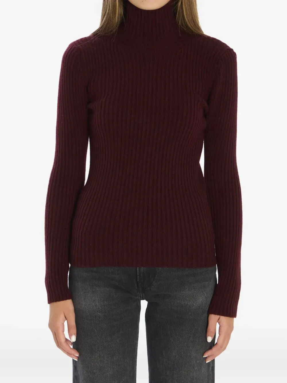 ARAL1234 - RIBBED WOOL AND CASHMERE TURTLENECK JUMPER sold by Lord & Taylor