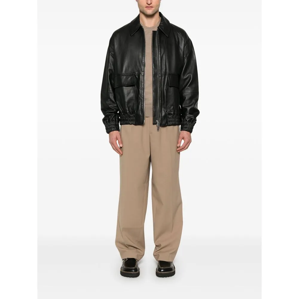 Lambskin Two-Way Zip Jacket sold by Lord & Taylor product image thumbnail 5