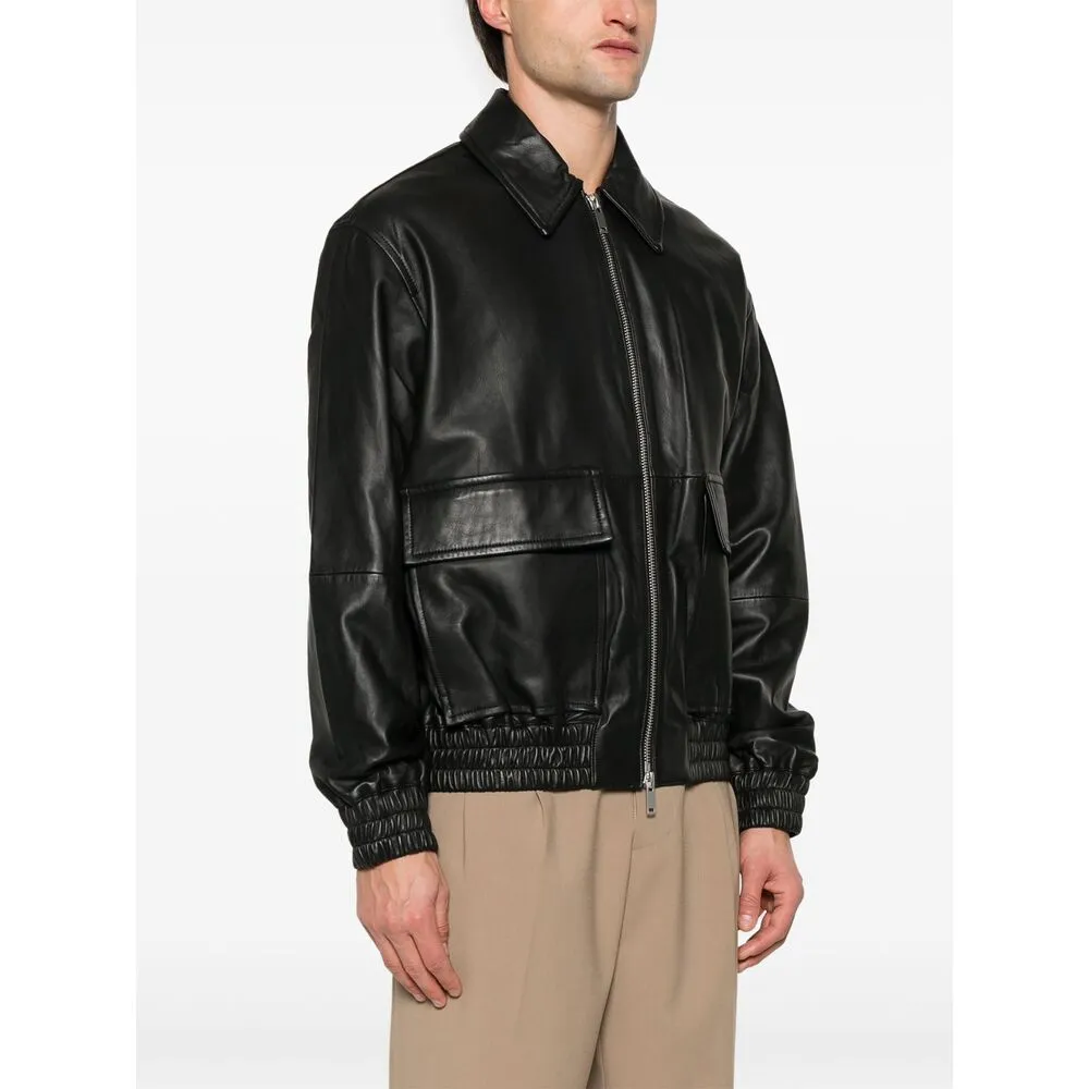 Lambskin Two-Way Zip Jacket sold by Lord & Taylor product image thumbnail 3