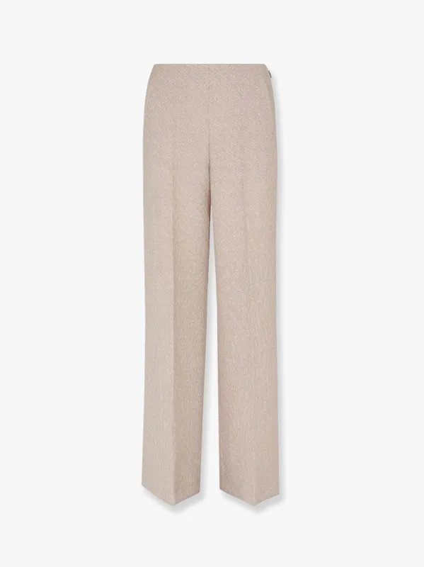 Diagonal High-Waist Wool Trousers sold by Lord & Taylor