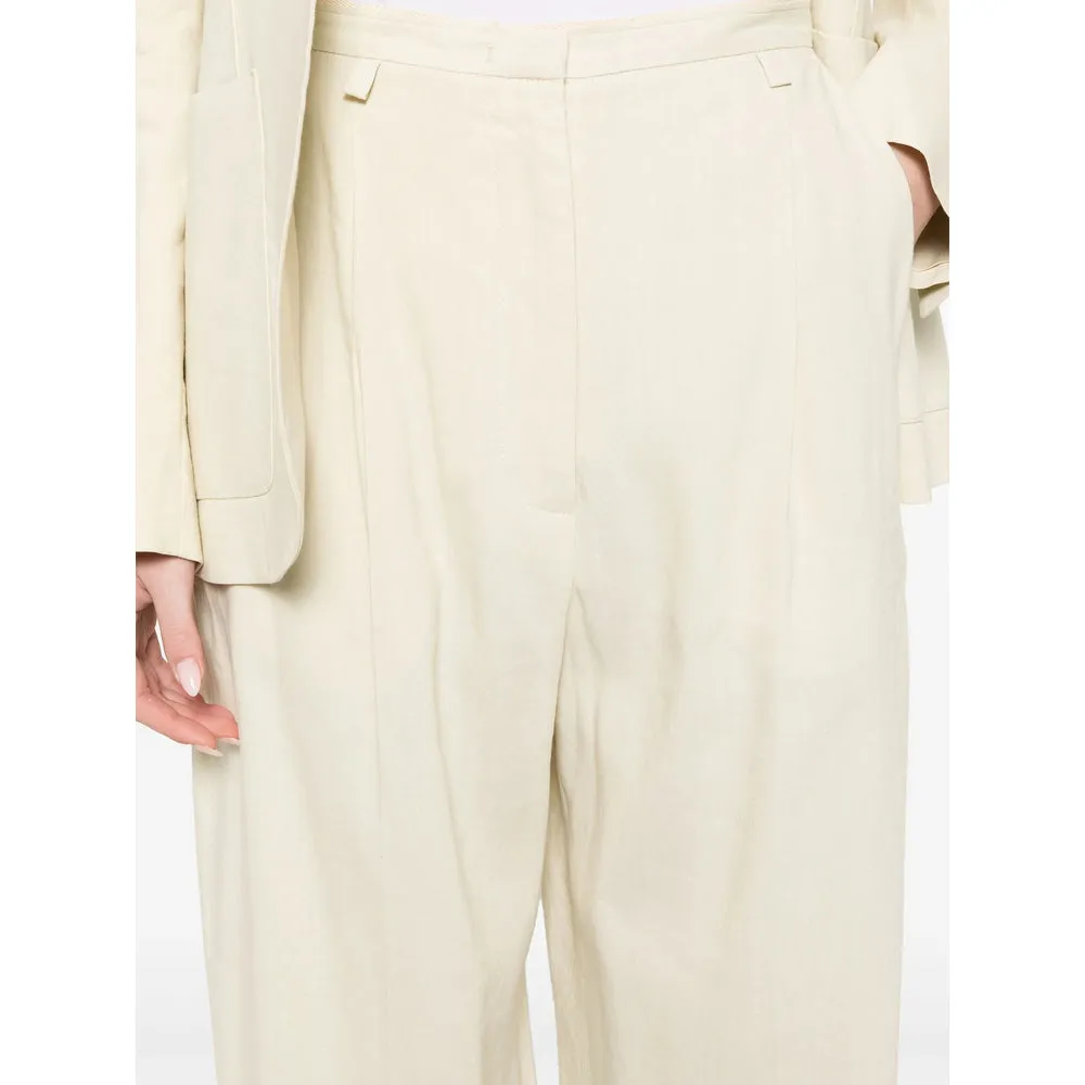 Light Beige Straight Trousers sold by Lord & Taylor product image thumbnail 3
