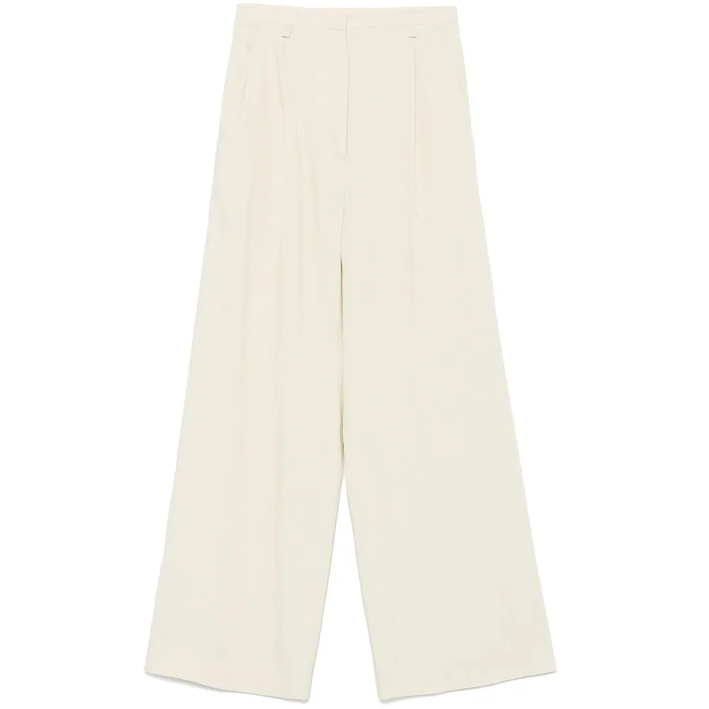 Light Beige Straight Trousers sold by Lord & Taylor