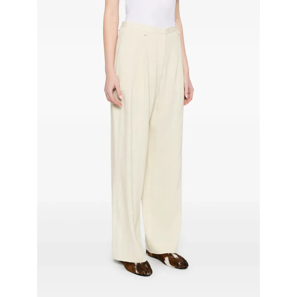 Light Beige Straight Trousers sold by Lord & Taylor product image thumbnail 2