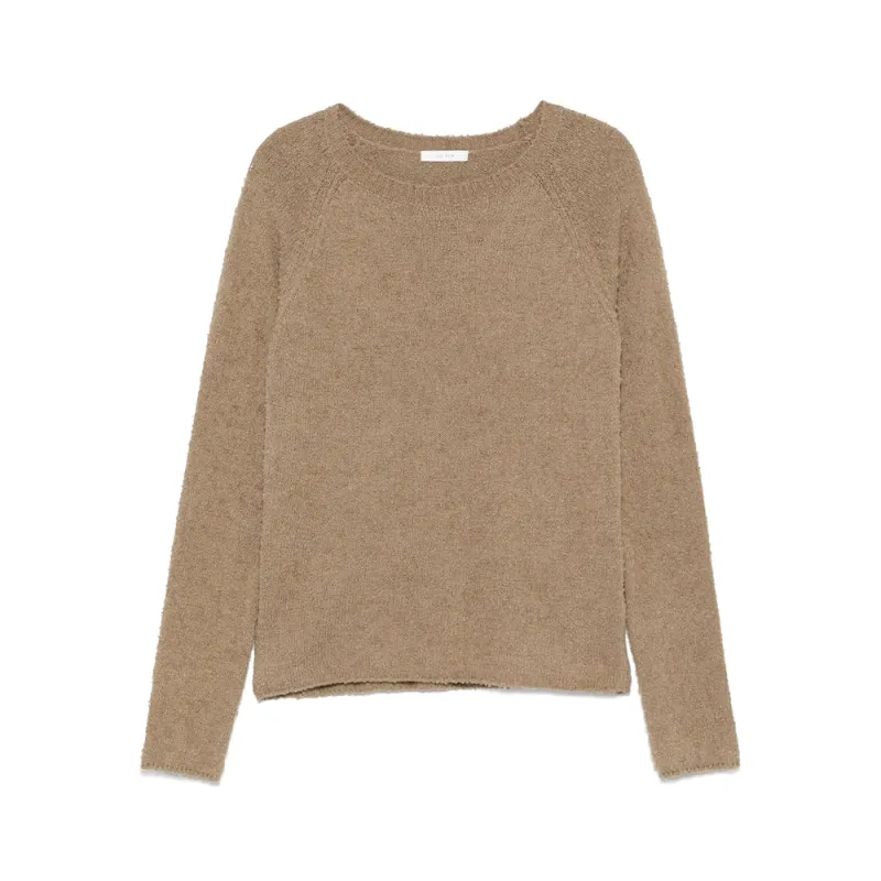 Khaki Crew Neck Sweater made by Lord & Taylor