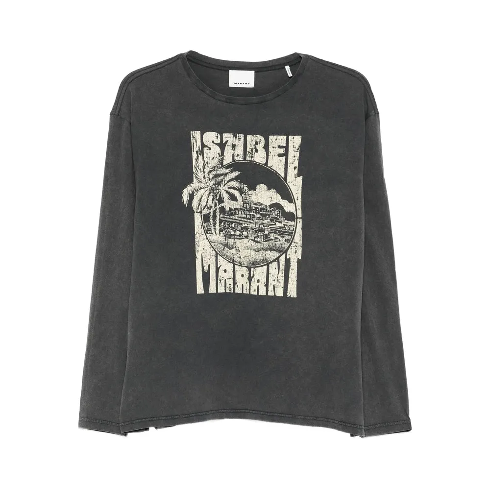 Isabel Marant Faded Grey T-Shirt sold by Lord & Taylor