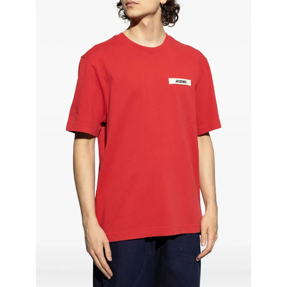 Jacquemus Red Logo T-Shirt sold by Lord & Taylor product image thumbnail 3