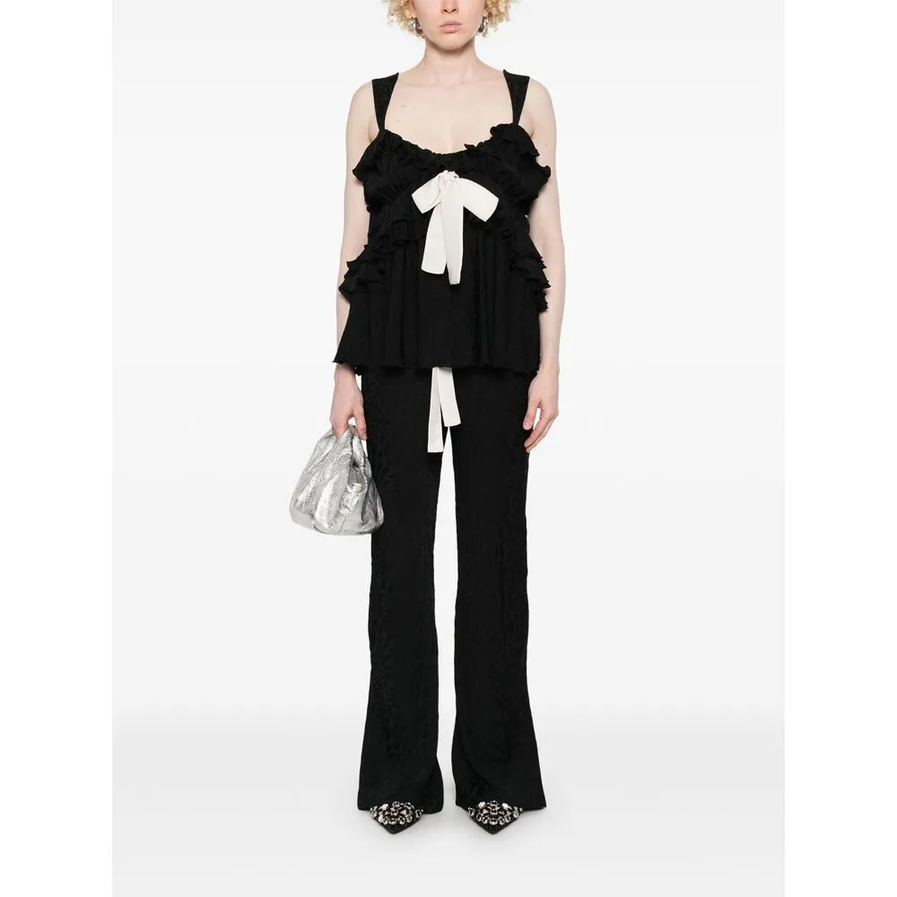 Siedres Black Straight Leg Trousers sold by Lord & Taylor product image thumbnail 4