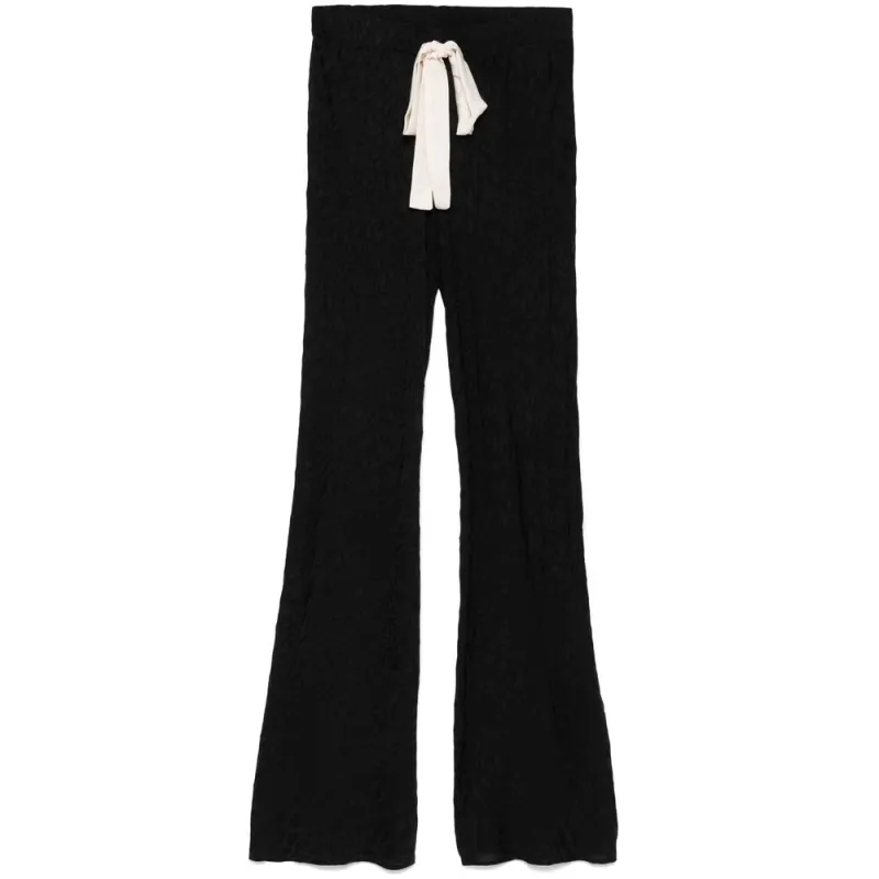 Siedres Black Straight Leg Trousers sold by Lord & Taylor