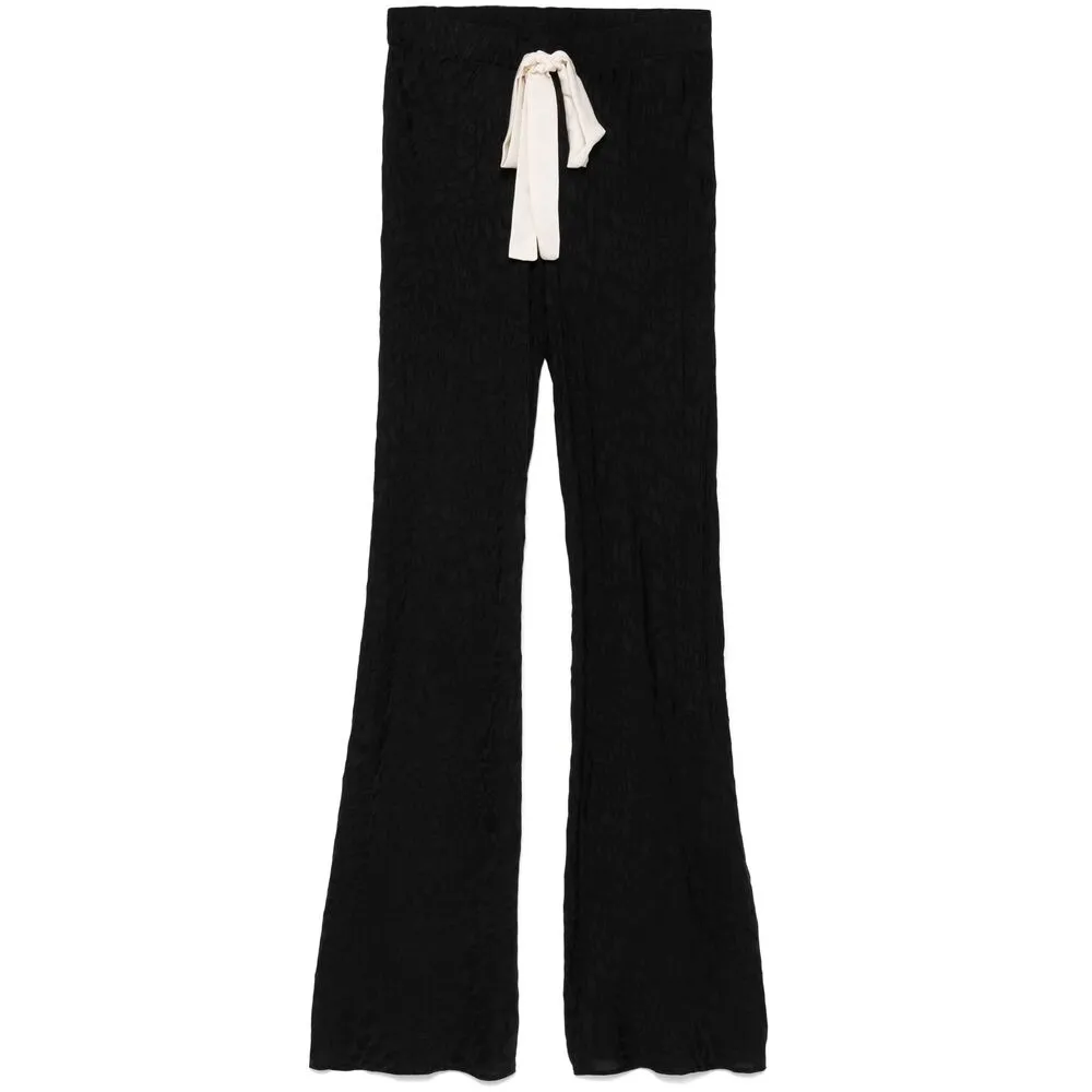 Siedres Black Straight Leg Trousers sold by Lord & Taylor