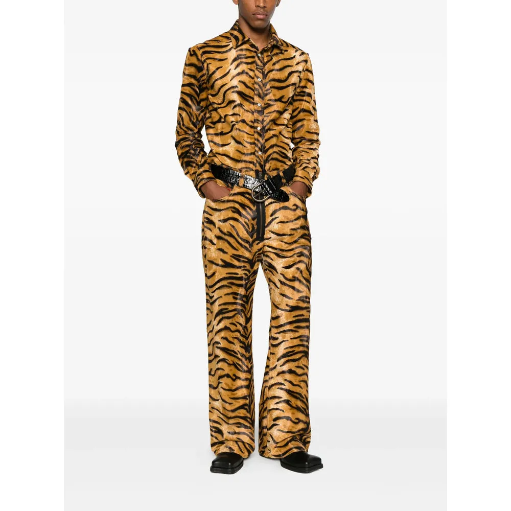 Martine Rose Brown Tiger Print Pants sold by Lord & Taylor product image thumbnail 4