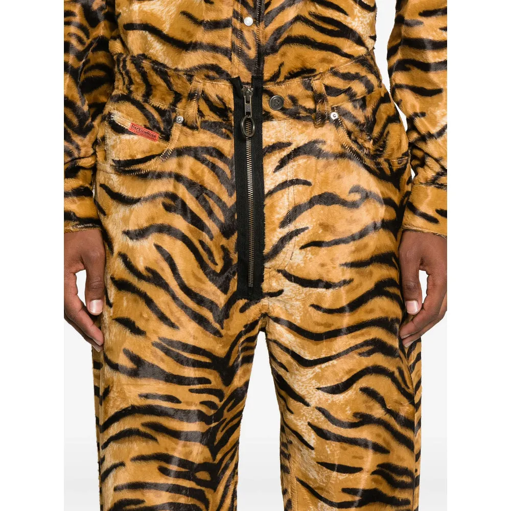 Martine Rose Brown Tiger Print Pants sold by Lord & Taylor product image thumbnail 5