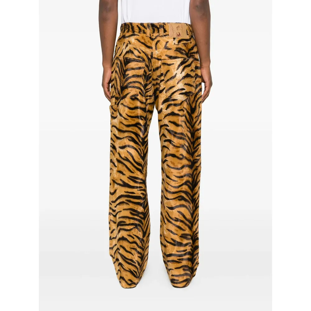 Martine Rose Brown Tiger Print Pants sold by Lord & Taylor product image thumbnail 2