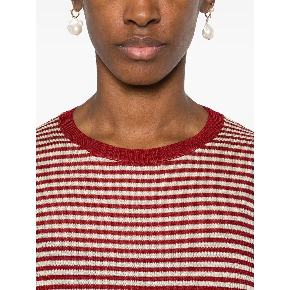 Valentino Red Crew Neck Sweater sold by Lord & Taylor product image thumbnail 5