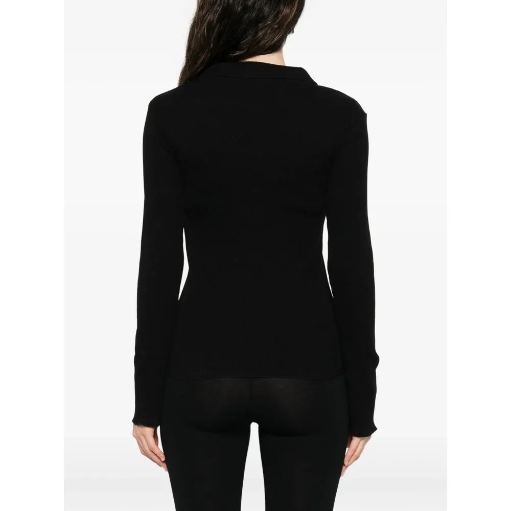 Baserange Black Ribbed Sweater sold by Lord & Taylor product image thumbnail 4