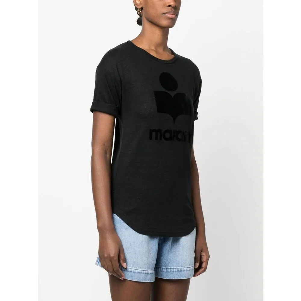 Isabel Marant Étoile Koldi Logo T-Shirt sold by Lord & Taylor product image thumbnail 4