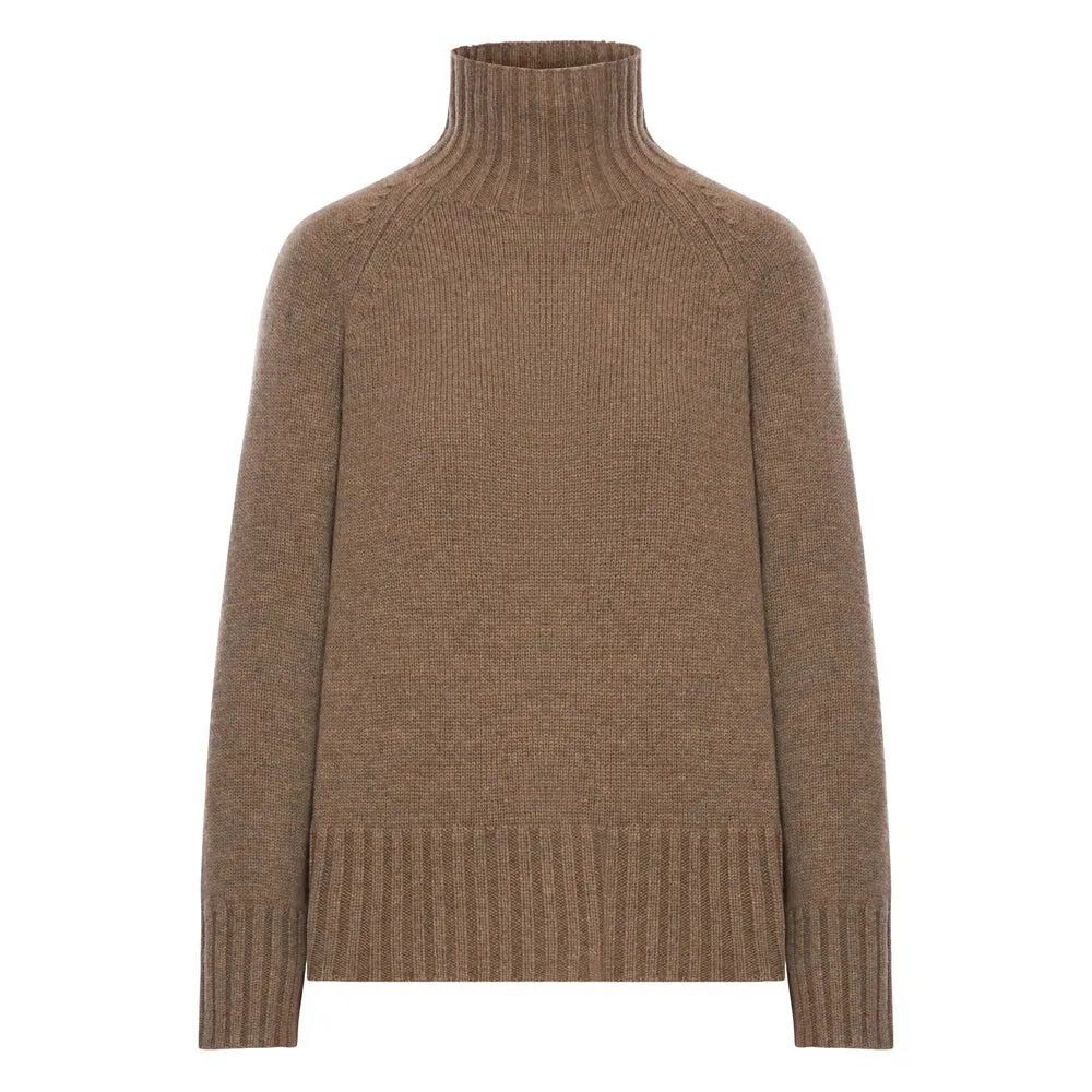 Max Mara Brown Turtleneck Sweater sold by Lord & Taylor