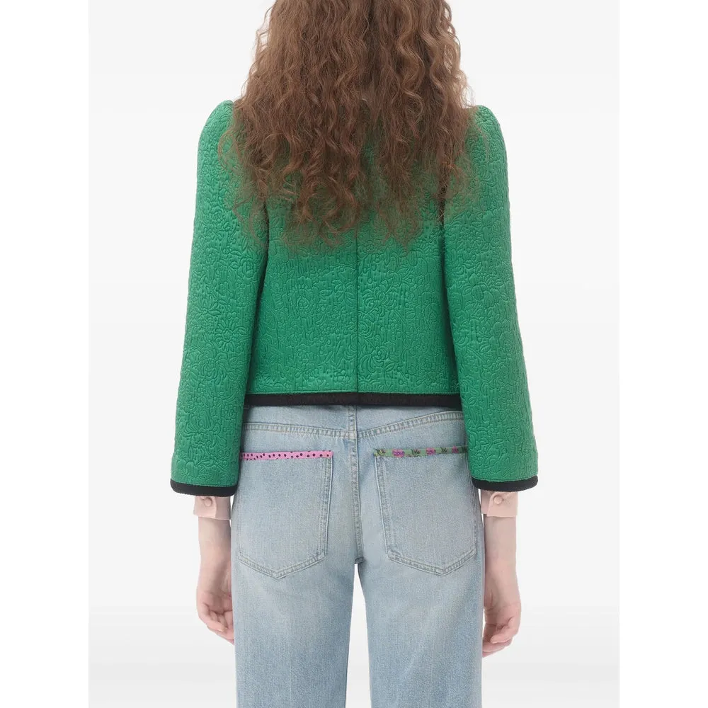 Valentino Green Cropped Jacket sold by Lord & Taylor product image thumbnail 5