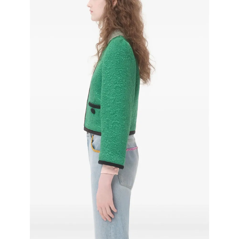 Valentino Green Cropped Jacket sold by Lord & Taylor product image thumbnail 2