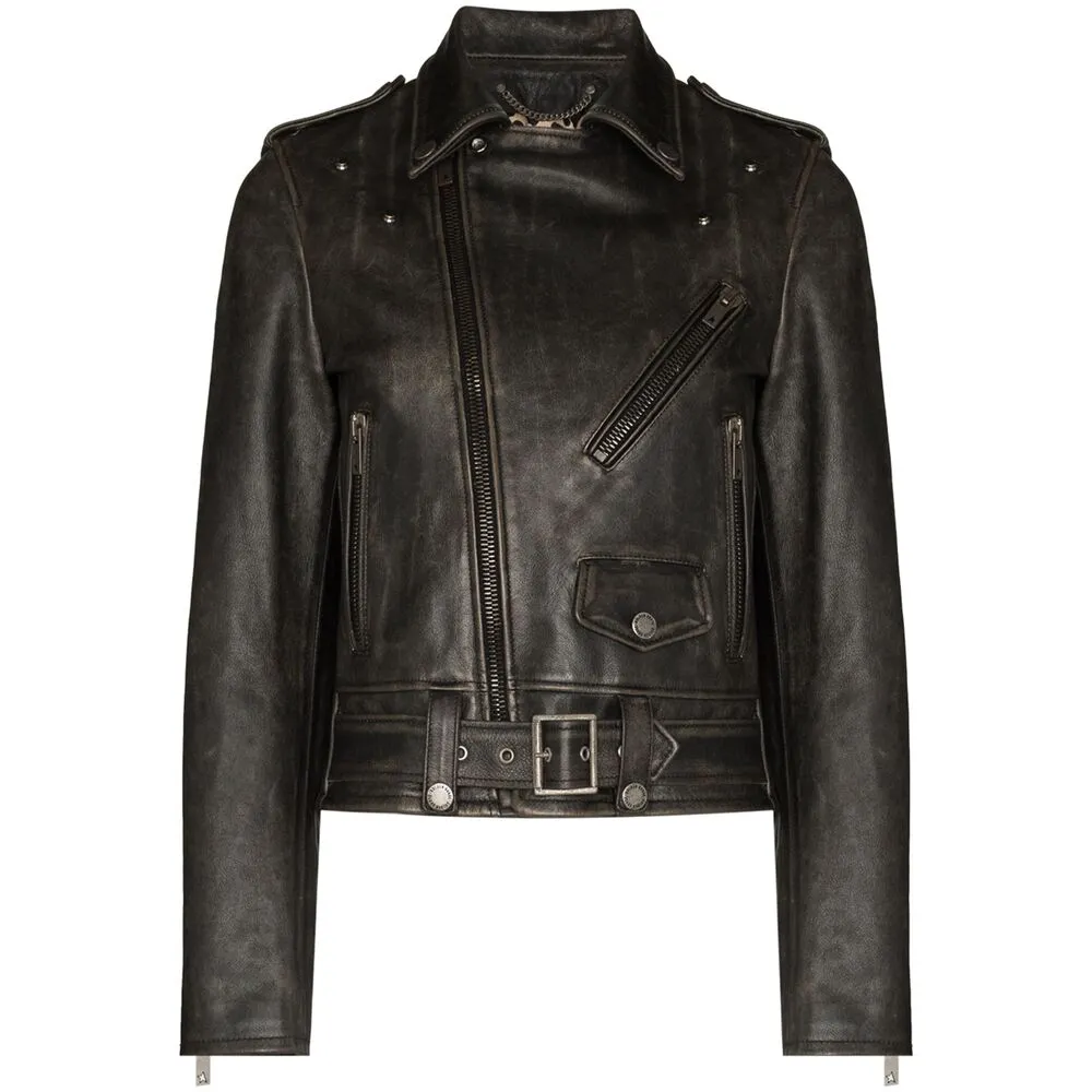 Golden Goose Distressed Leather Jacket sold by Lord & Taylor