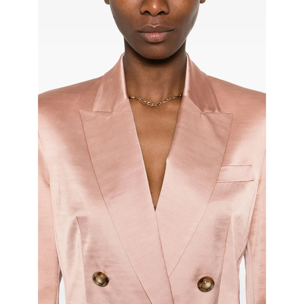 Light Pink Double-Breasted Jacket sold by Lord & Taylor product image thumbnail 3