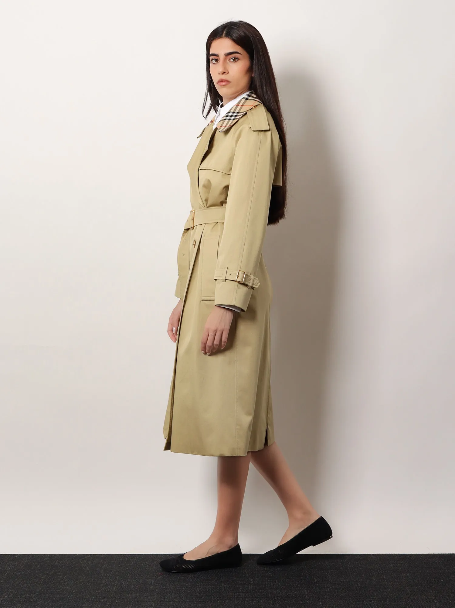 Castleford Organic Cotton Trench sold by Lord & Taylor product image thumbnail 2