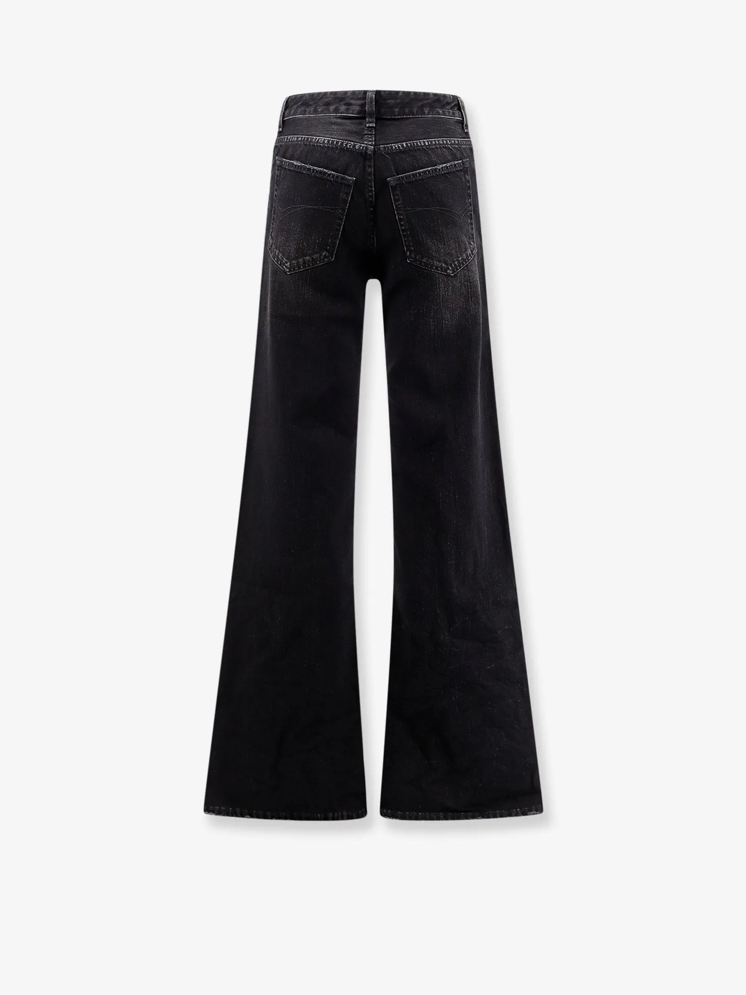 Wide Leg Black Denim Trousers sold by Lord & Taylor product image thumbnail 2