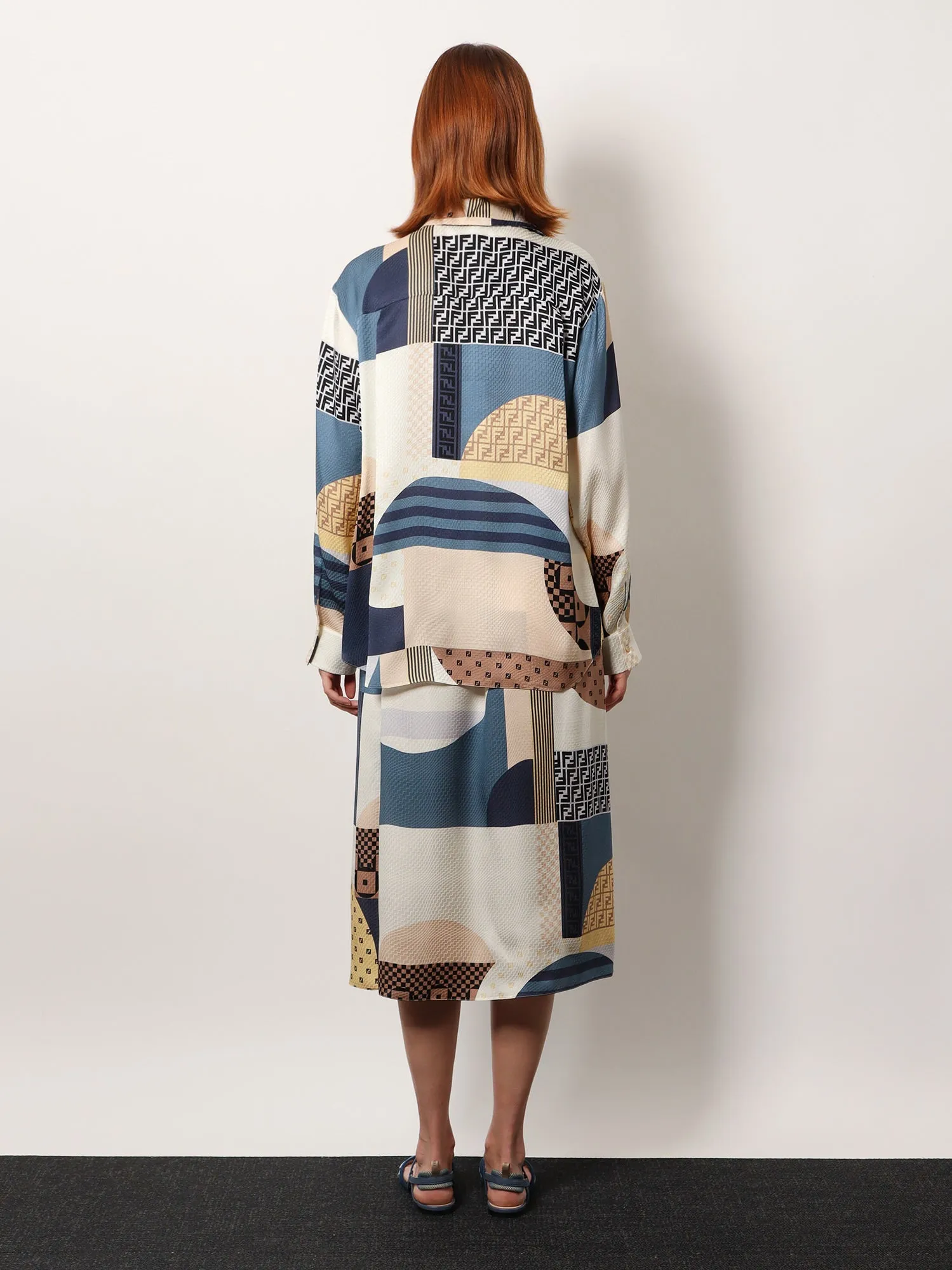 Patchwork Silk Dress sold by Lord & Taylor product image thumbnail 3